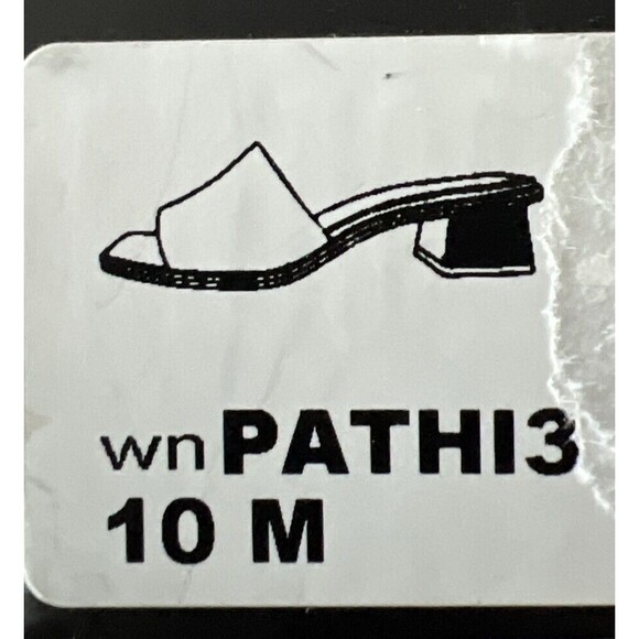 Nine West Pathi Women's Block Heel Sandals Tan Sz 10 M Pathi3 slip on NIB - Picture 10 of 10